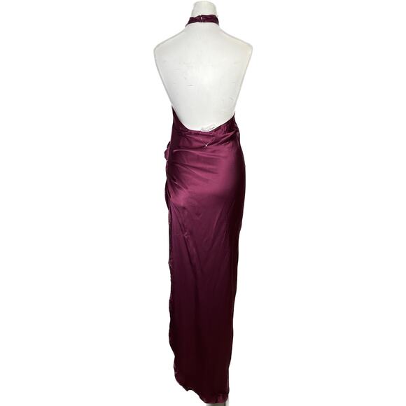 Amanda Uprichard X REVOLVE Samba Gown in Aubergine - Picture 3 of 11